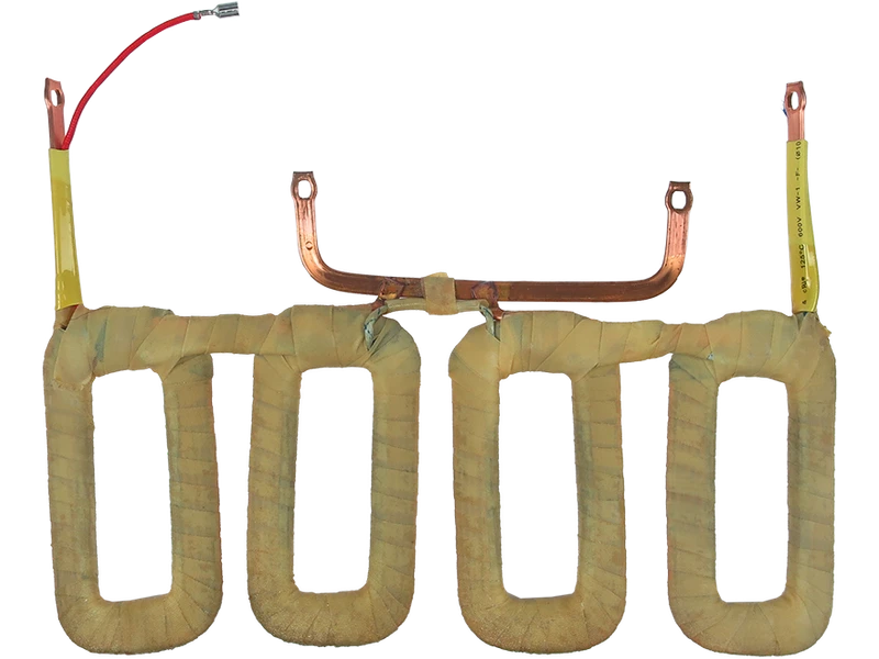 Starter field coils